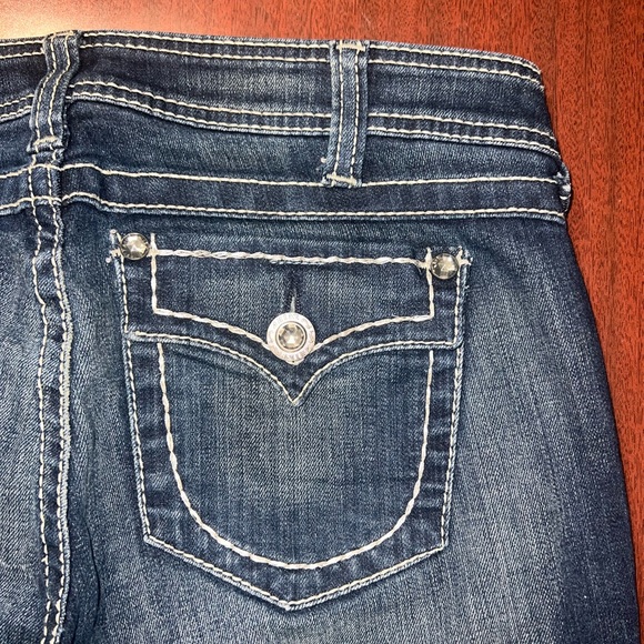 Ariat Ruby Dark Blue Flare Jeans - Picture 6 of 7